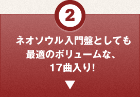 2.ネオソウル入門盤としても最適のボリュームな、17曲入り！